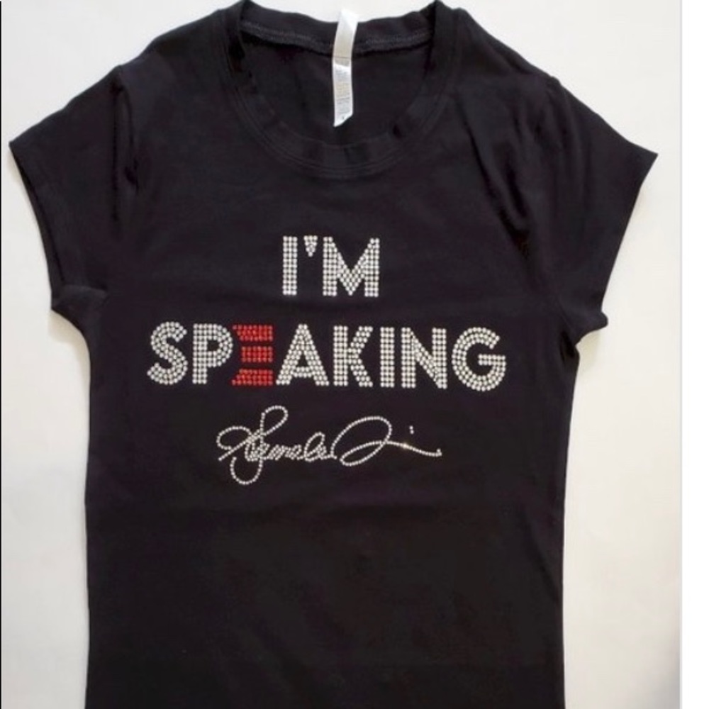 Luxe Crystal Bling Tee